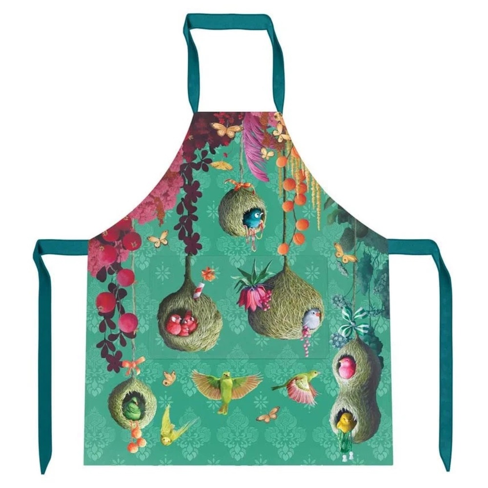Apron- Sky Nests 100% cotton